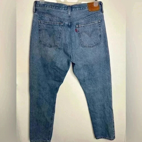 LEVIS Premium 501 S Skinny Distressed Jeans 31 - Picture 5 of 9